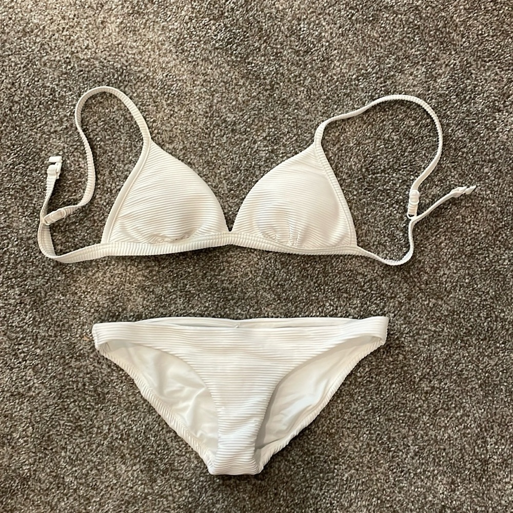 Seafolly White Essentials Bathing Suit